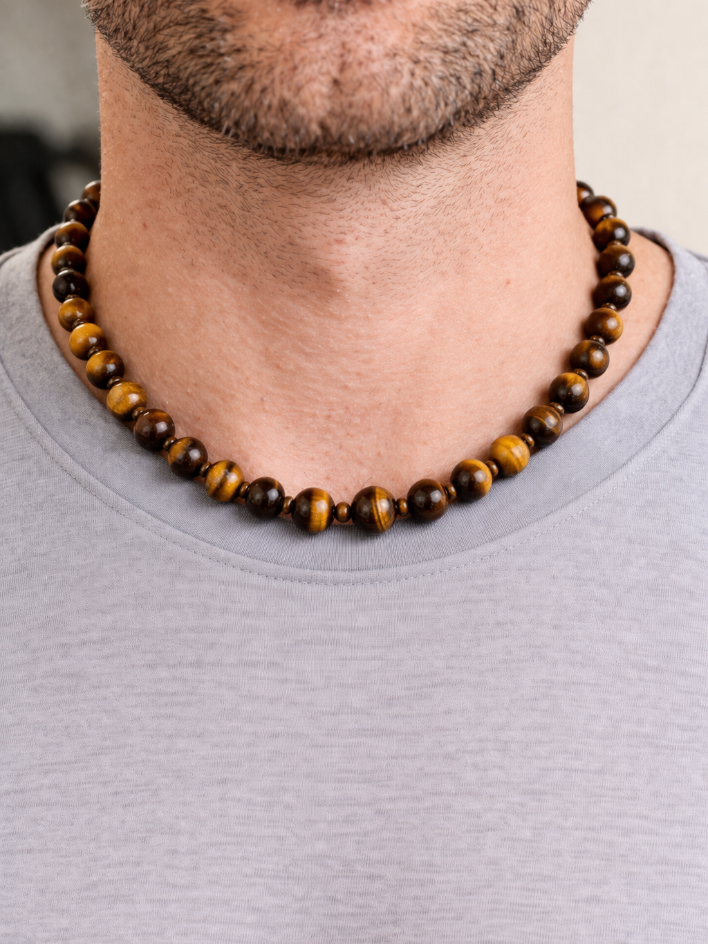 Tiger Eye Necklace 8mm