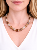 White Agate Necklace
