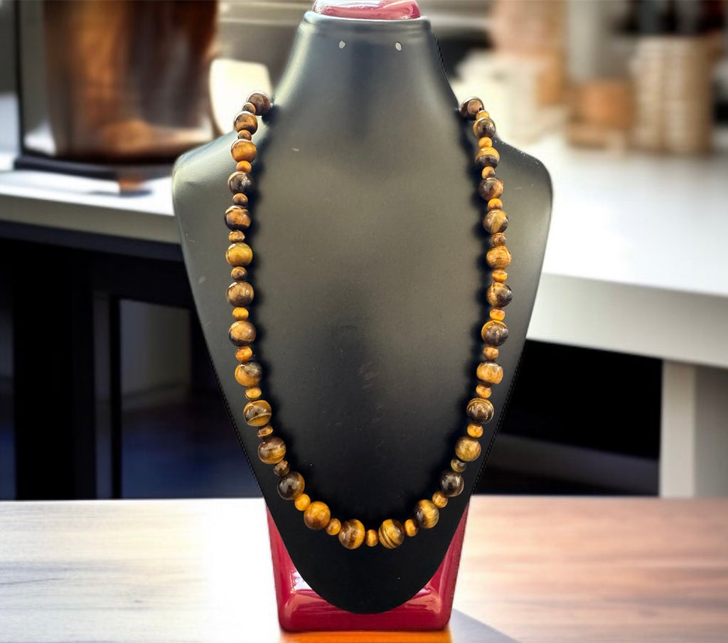 Tiger Eye Necklace 8mm