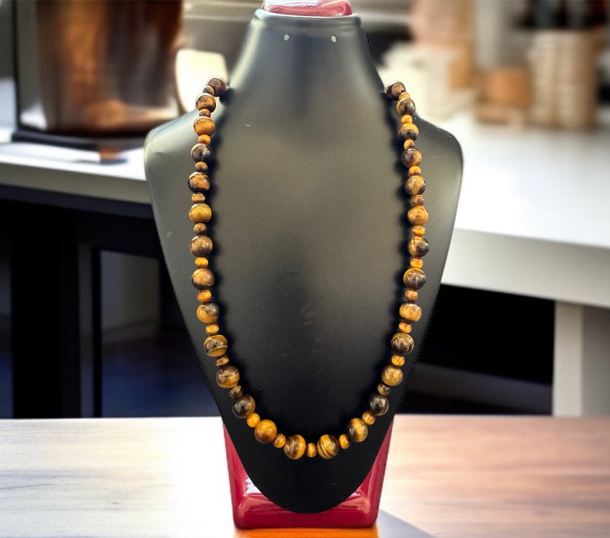 Tiger Eye Necklace 8mm