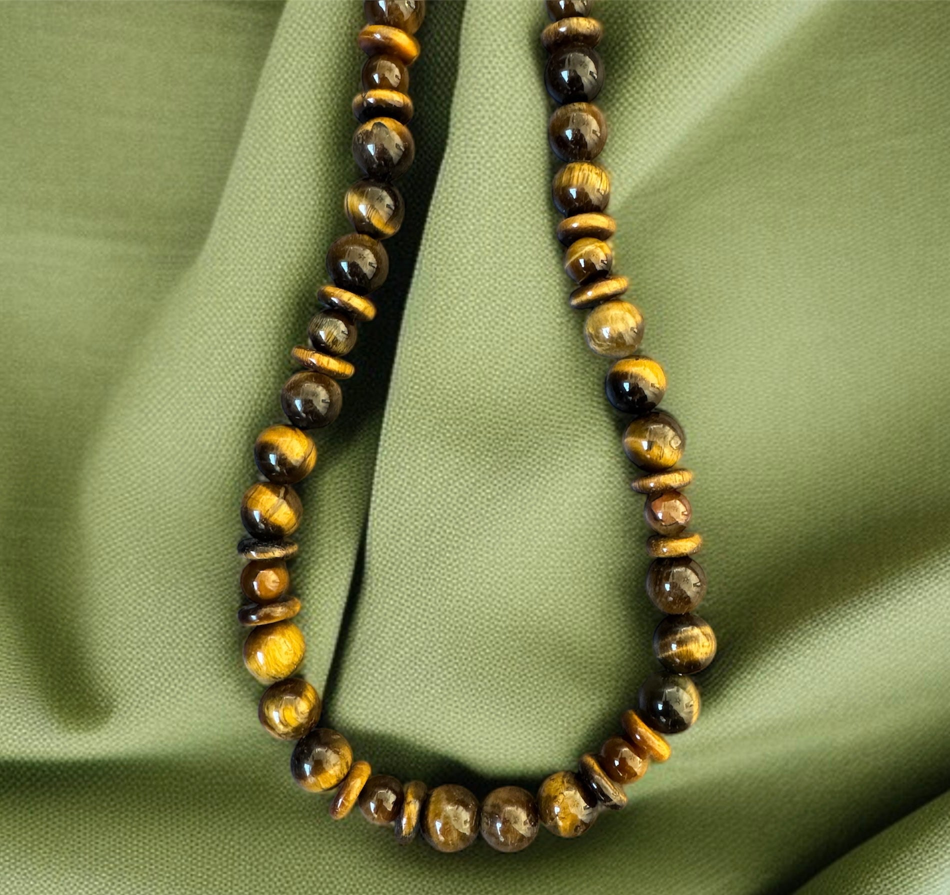 Tiger Eye Mixed Cut Necklace