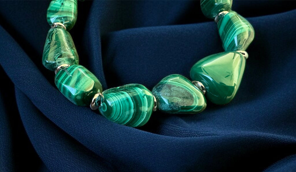 Malachite Tumble Necklace