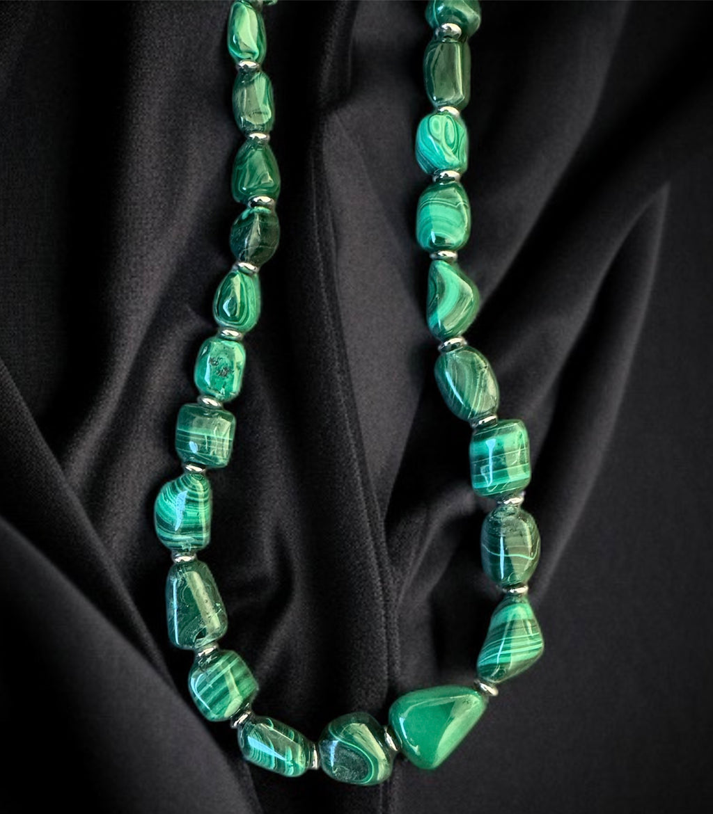 Malachite Tumble Necklace