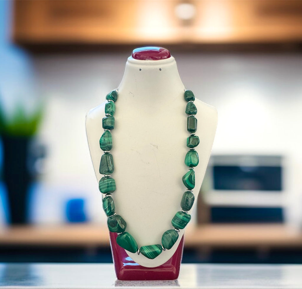 Malachite Tumble Necklace