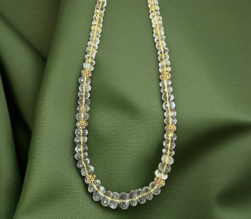 Citrine Faceted Necklace
