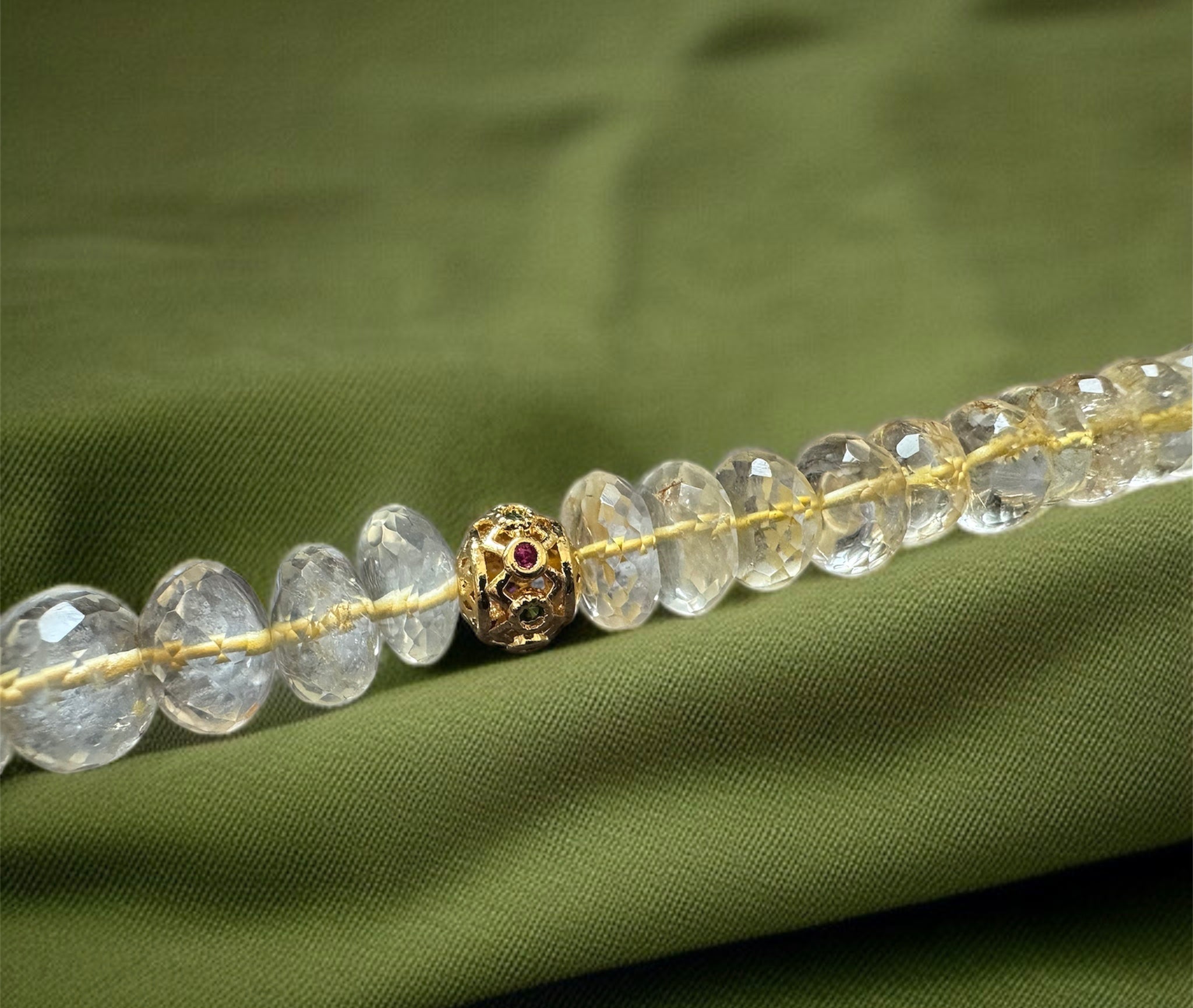 Citrine Faceted Necklace
