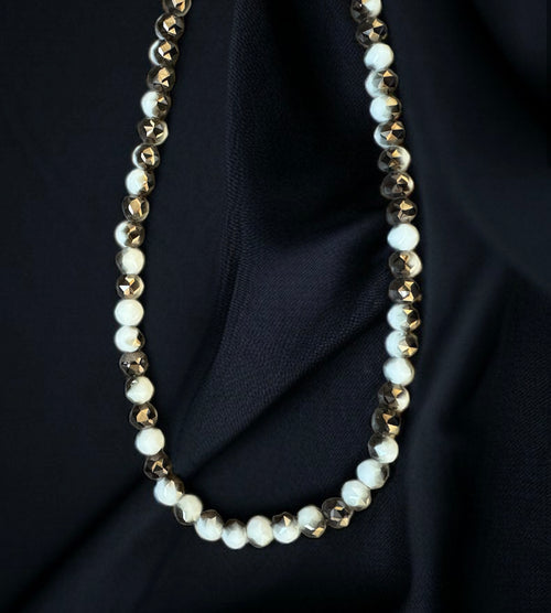 Black & White Bead Necklace