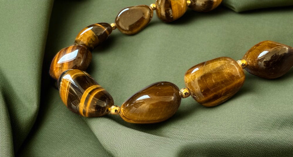 Tiger Eye Tumble Necklace
