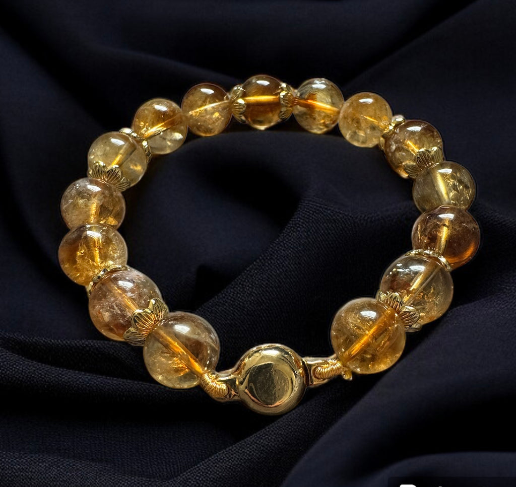 Citrine Statement Bracelet