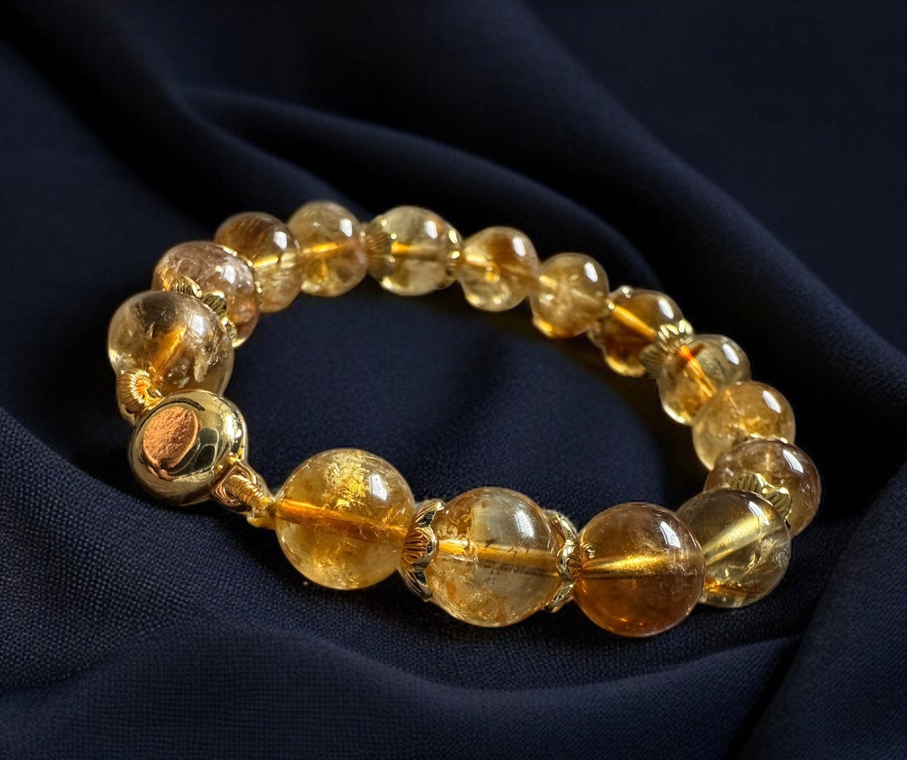 Citrine Statement Bracelet