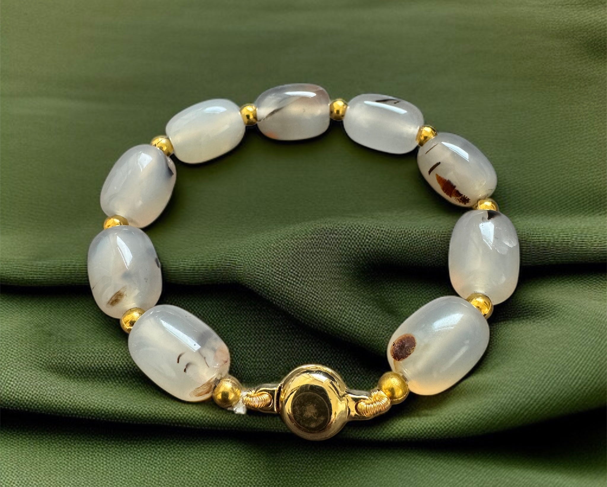 White Agate Bracelet