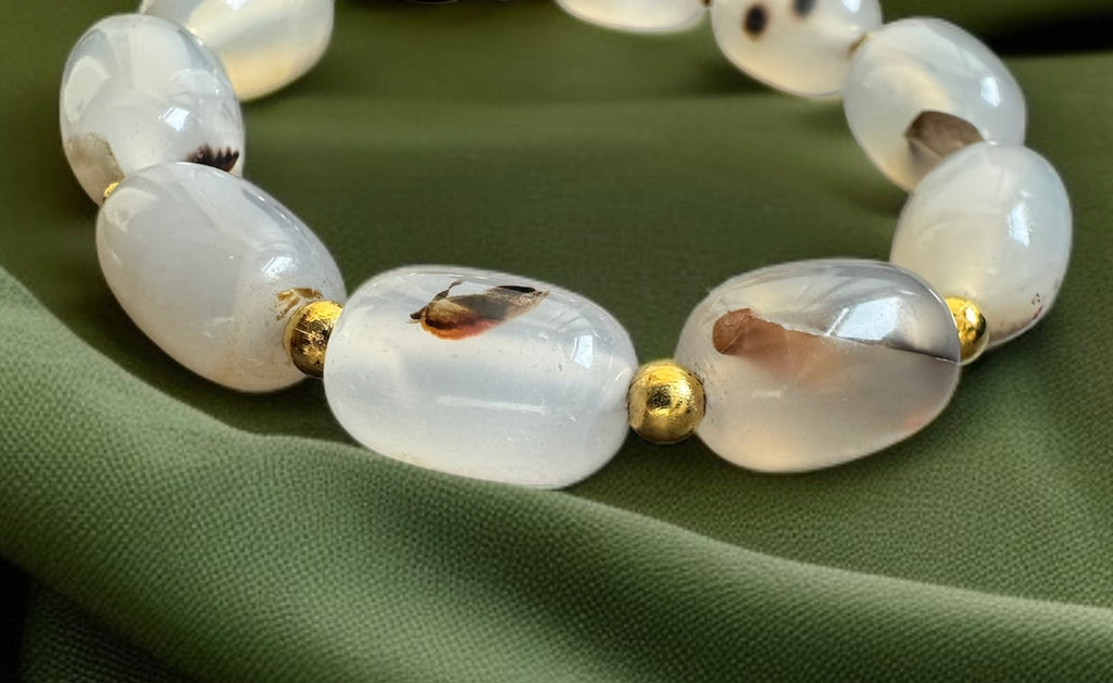 White Agate Bracelet