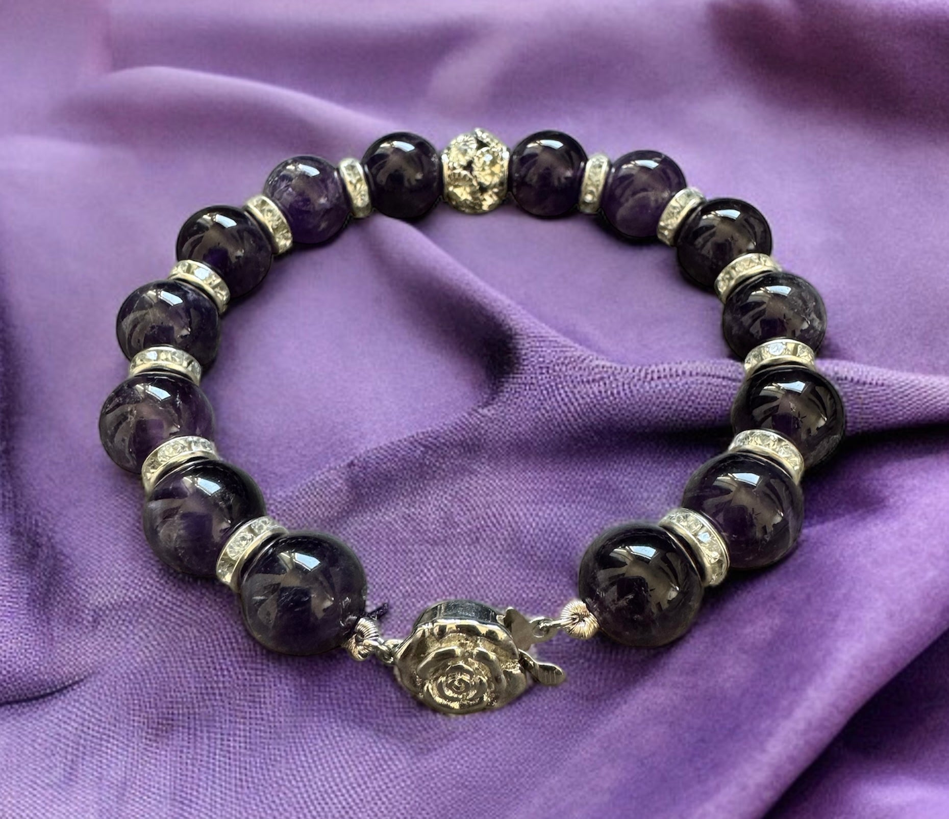 Amethyst Bracelet 10mm