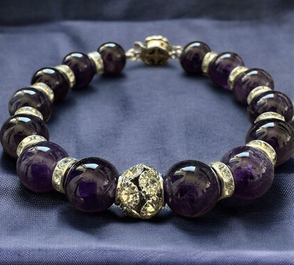 Amethyst Bracelet 10mm