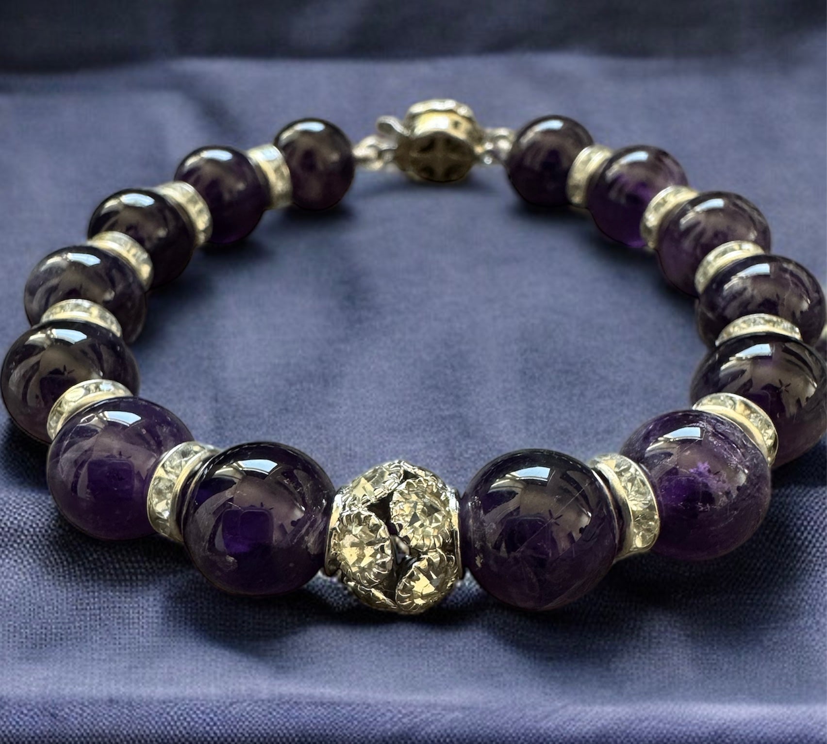 Amethyst Bracelet 10mm