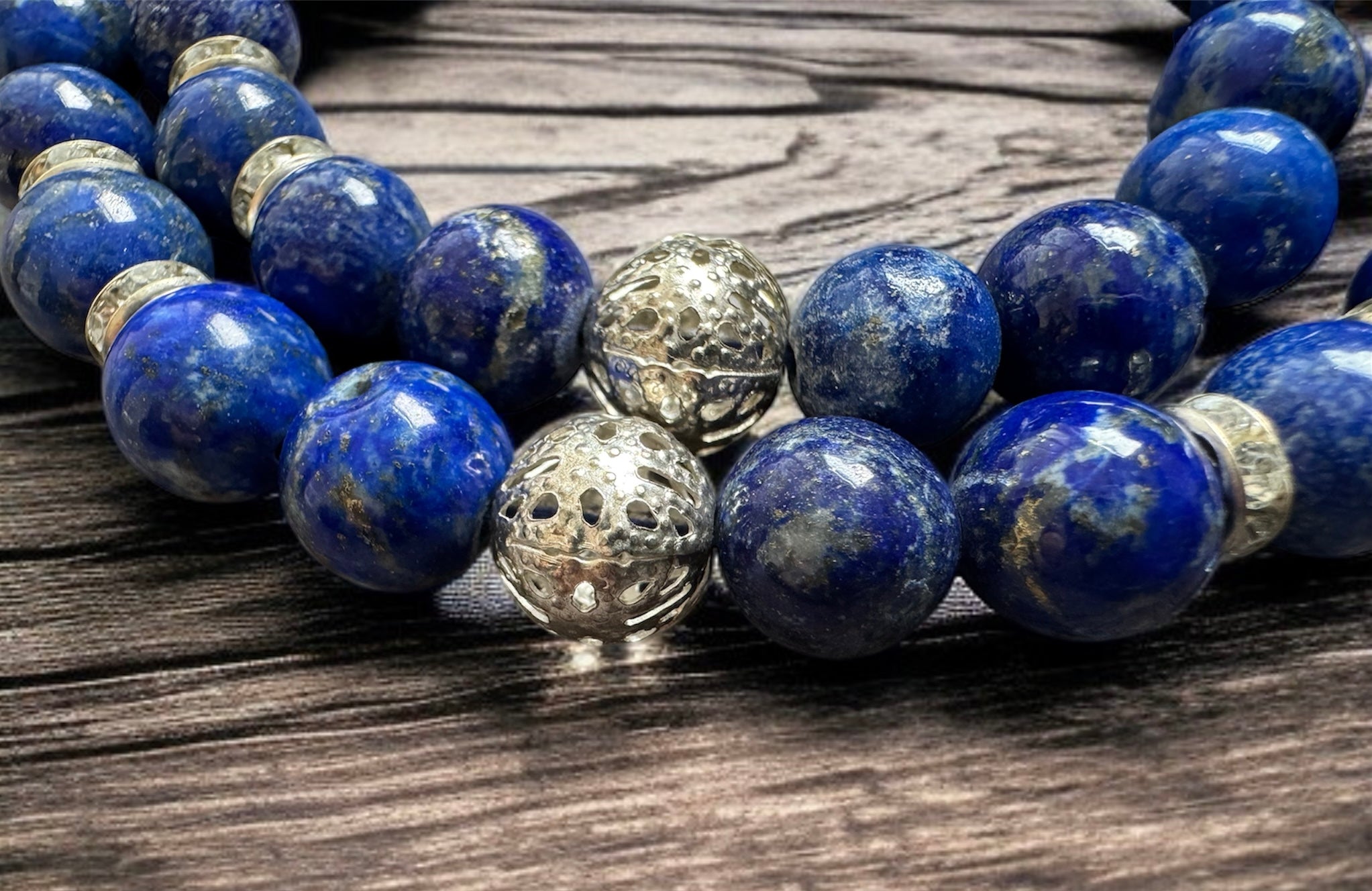 Lapis Lazuli Necklace 10mm