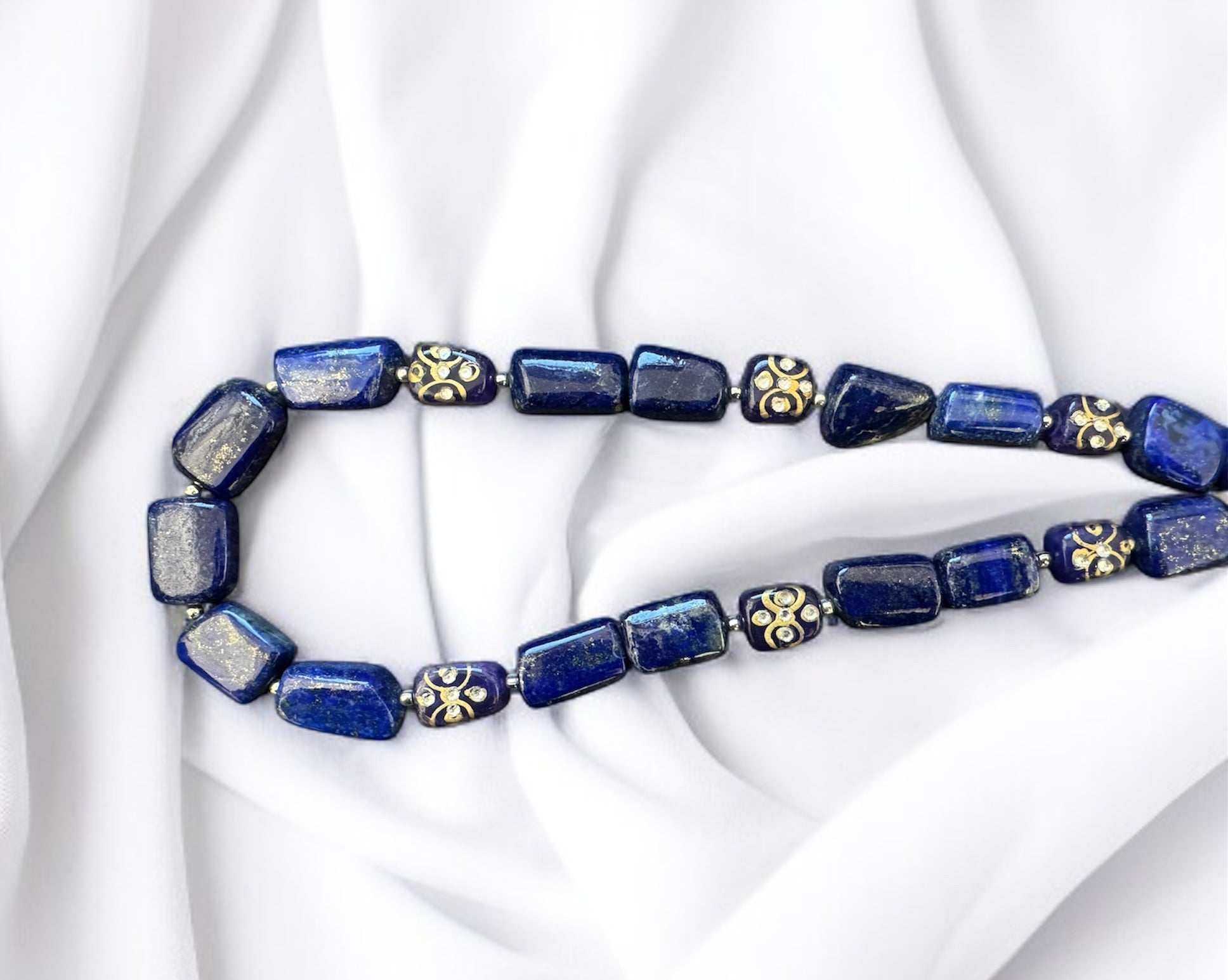 Lapis Lazuli Tumble Necklace