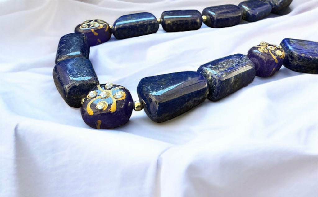 Lapis Lazuli Tumble Necklace