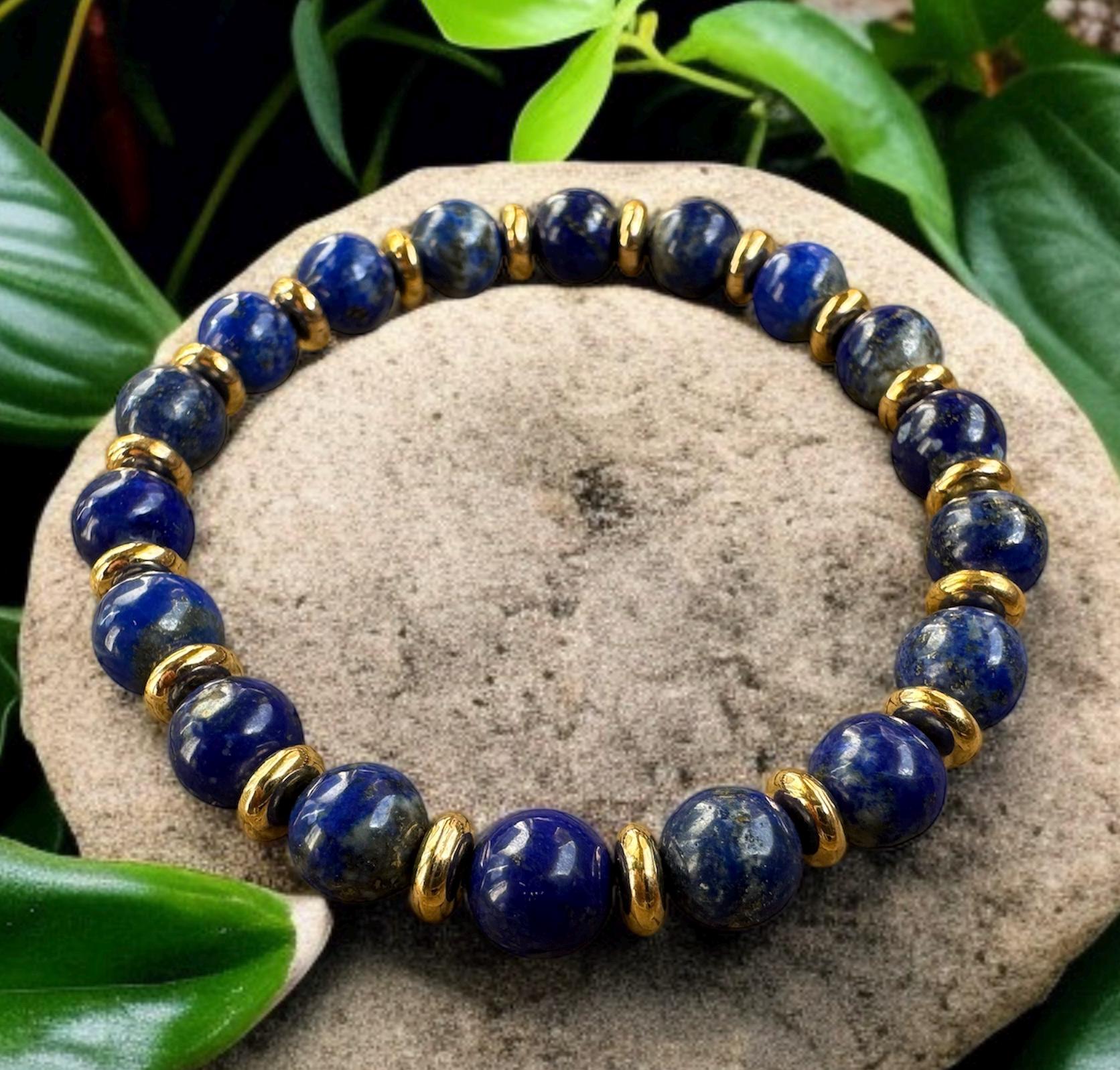 Lapis Lazuli Bracelet 8mm