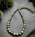Green Shell Pearl Necklace
