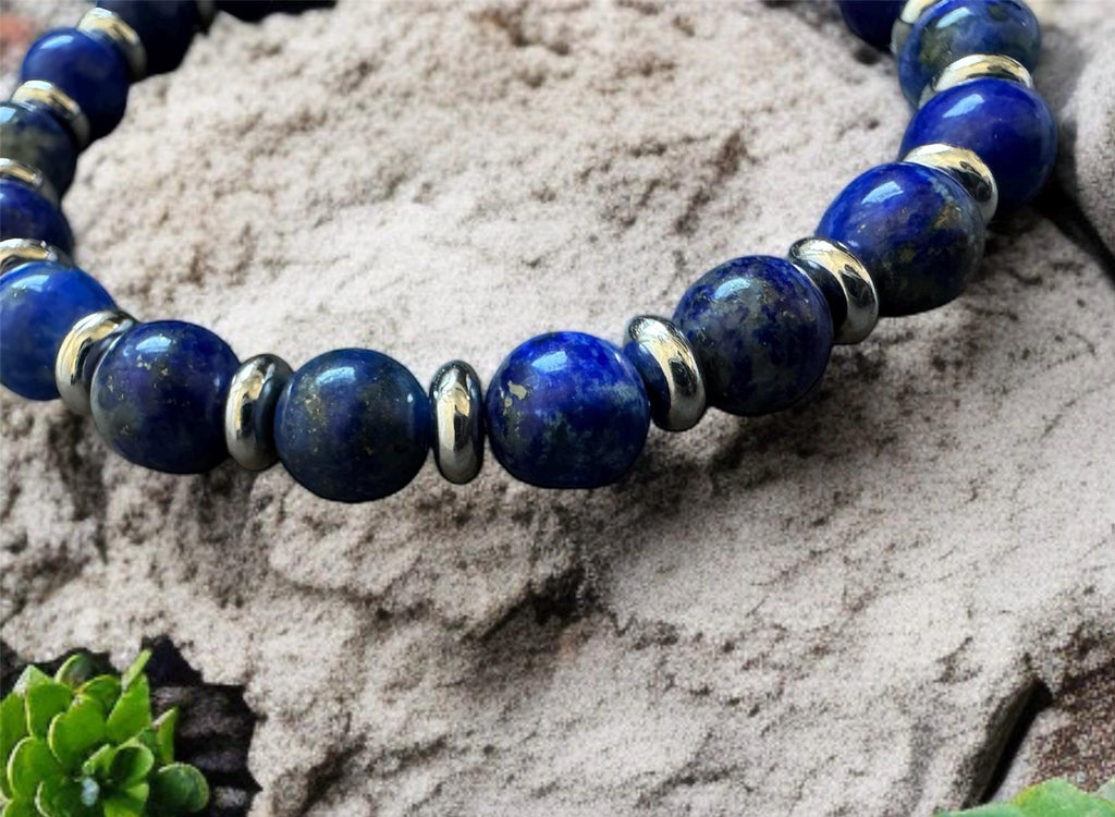 Lapis Lazuli Stretch Bracelet 8mm