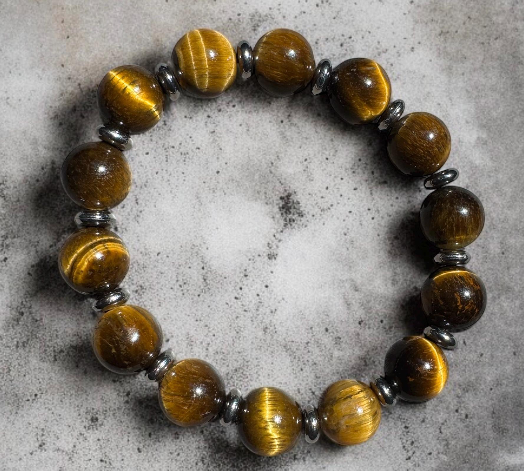 Tiger Eye Stretch Bracelet 10mm