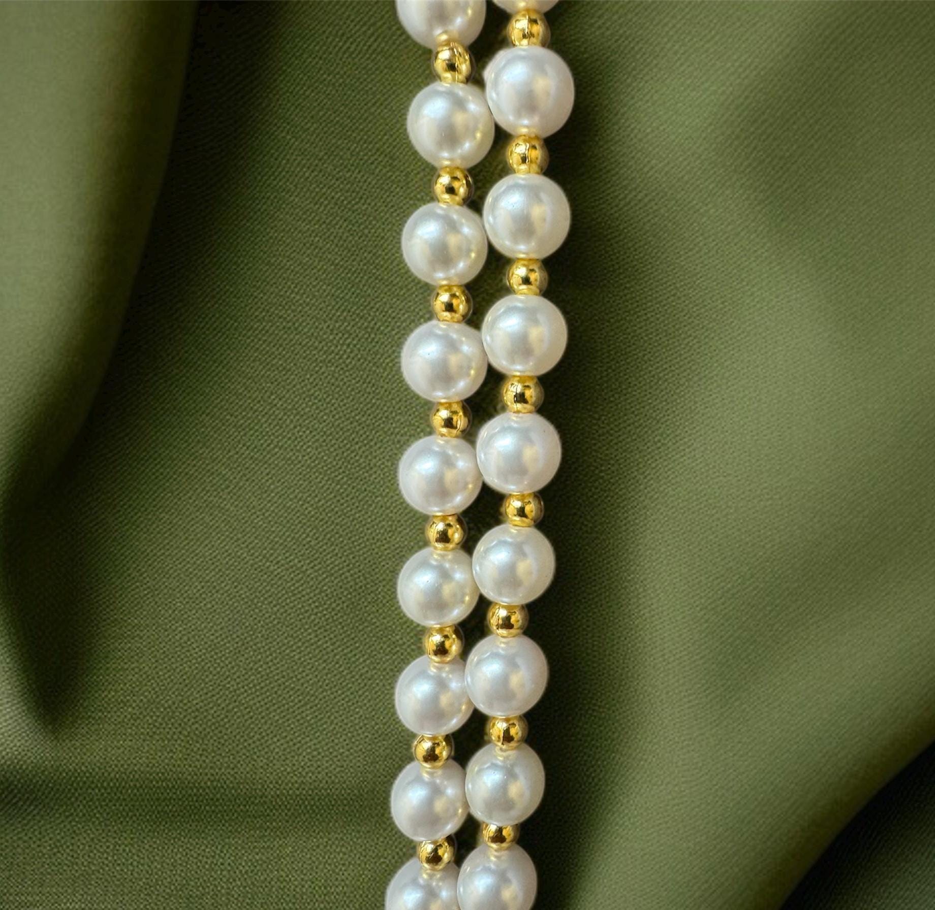 Shell Pearl & Pink Agate Convertible Necklace