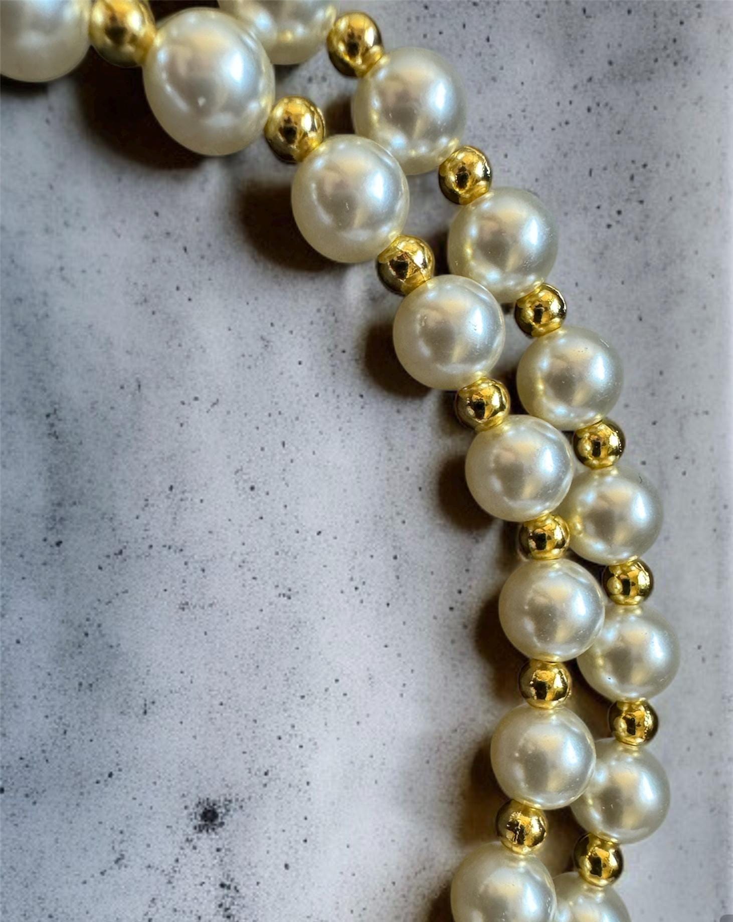Green Onyx & Pearl Convertible Necklace